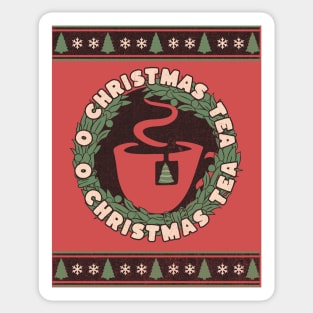 O Christmas Tea Sticker